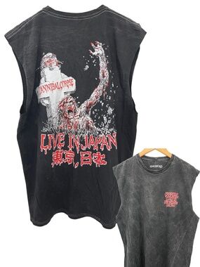 NWOT Cannibal Corpse Live in Japan Men’s Sleeveless T-Shirt Medium